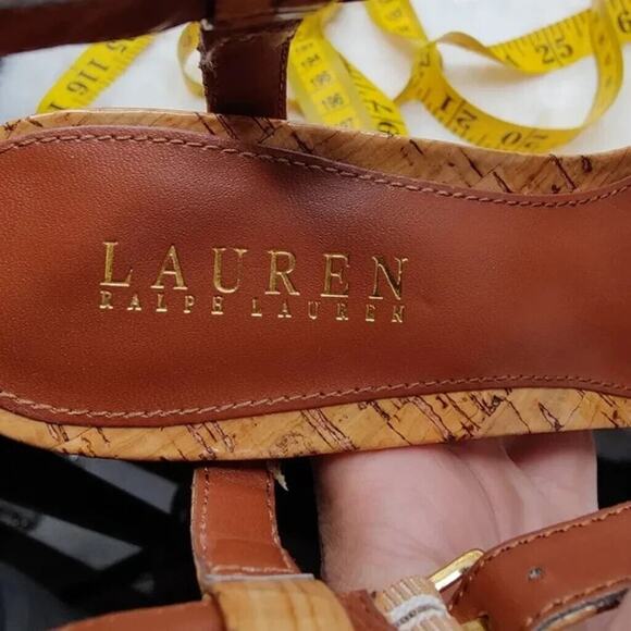 Lauren by Ralph Lauren Heeled Sandals Sz 7.5 - Picture 8 of 9